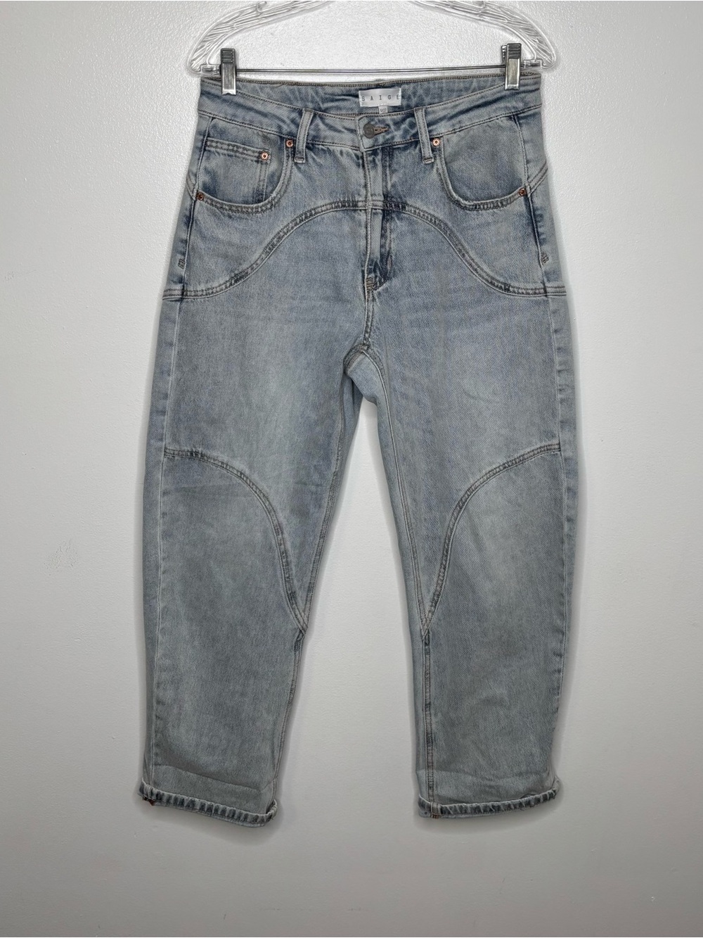 Saige Studio Ready Barrel Jeans